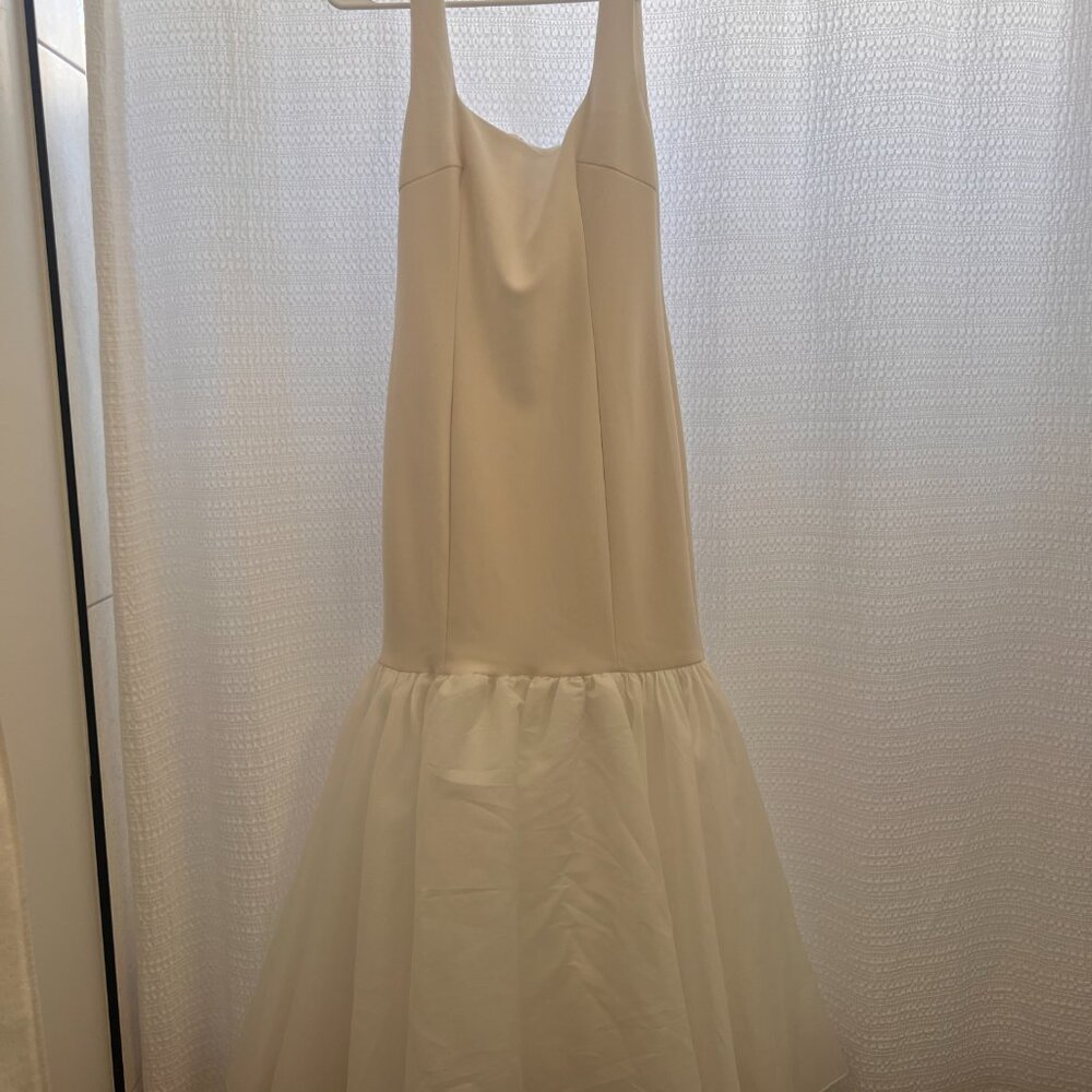 Anthropology Square Neck Trumpet Maxi Dress - image 6